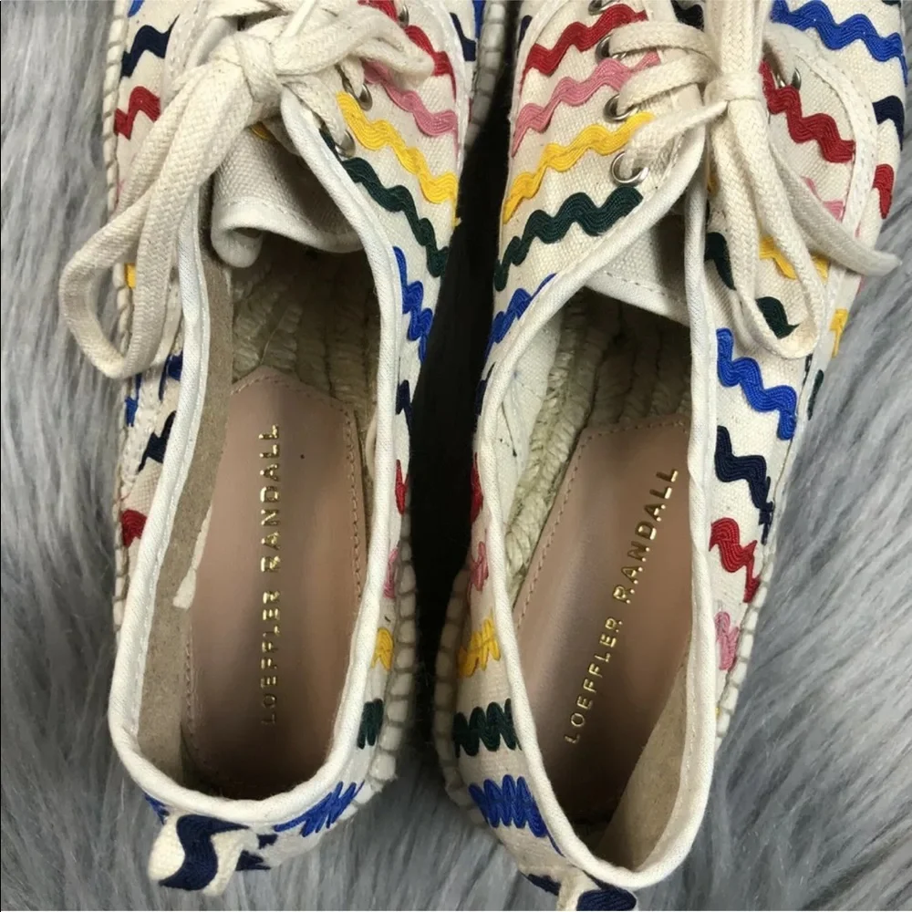 Loeffler Randall Alfie Espadrille Rainbow Sneakers